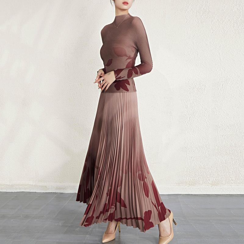 Work Dresses Women's 2 Piece Ooutfits Dressy Long Sleeve Tops And A-line Pleated Skirts, Green
Work Dresses Women's 2 Piece Ooutfits Dressy Long Sleeve Tops And A-line Pleated Skirts, Green