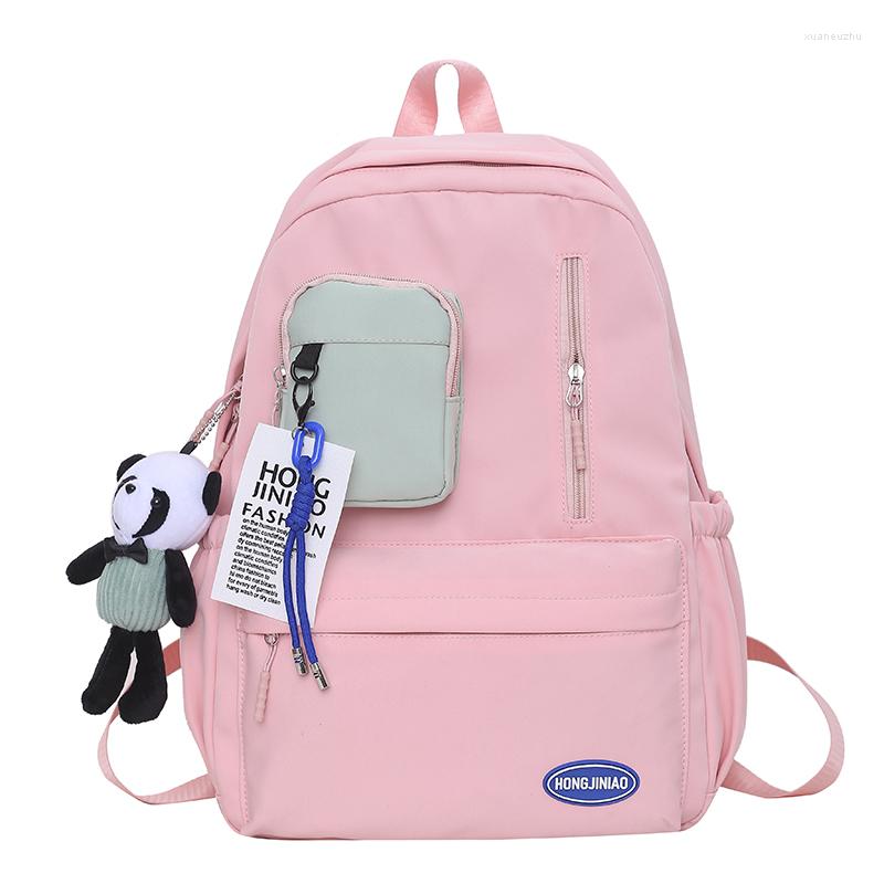 School Bags 2023 Preppy Fashion Women Schoolbag Nylon Cloth Multi Pocket Backpacks Large Capacity Casual Ladies Shoulders Bag., Black
School Bags 2023 Preppy Fashion Women Schoolbag Nylon Cloth Multi Pocket Backpacks Large Capacity Casual Ladies Shoulders Bag., Black