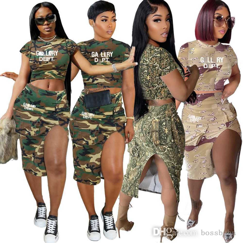 Womens Sports Tracksuits Two Pieces Set Designer 2023 New Street Trend Camouflage Floral Split Bag Buttocks Miniskirt Short Sleeve Suit, Mix or give a list
Womens Sports Tracksuits Two Pieces Set Designer 2023 New Street Trend Camouflage Floral Split Bag Buttocks Miniskirt Short Sleeve Suit, Mix or give a list