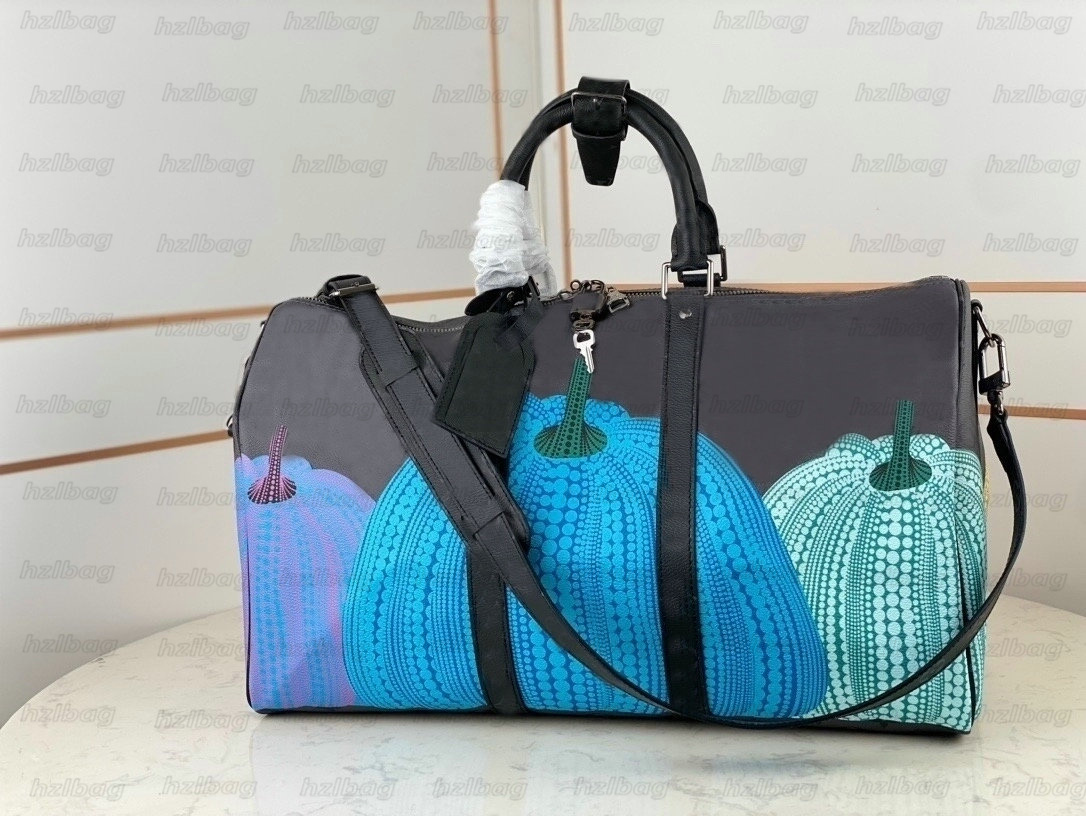 Men's Designer Duffel Bags x YK Keepall 45 Practical bag M46441 Yayoi Kusama colorful pumpkins Designer Travel Bag, Color 01
Men's Designer Duffel Bags x YK Keepall 45 Practical bag M46441 Yayoi Kusama colorful pumpkins Designer Travel Bag, Color 01