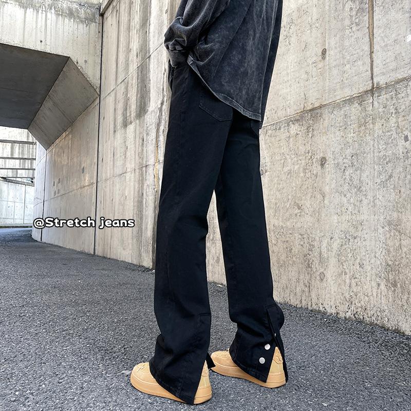 Men's Jeans Fashion Designer Men Casual Black High Elastic Slim Fit Stretch Male Cotton Trousers Buttons Denim Pants Hombre
Men's Jeans Fashion Designer Men Casual Black High Elastic Slim Fit Stretch Male Cotton Trousers Buttons Denim Pants Hombre