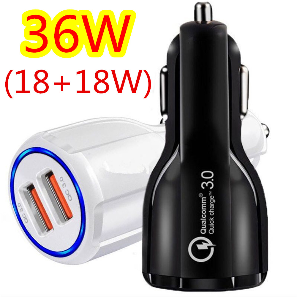 Super Fast Quick Charging Car Charger 66W 60W 38W 36W 30W Dual Ports PD USB C Car Chargers For Ipad air 2 3 4 IPhone 13 14 15 Pro Samsung Huawei GPS P