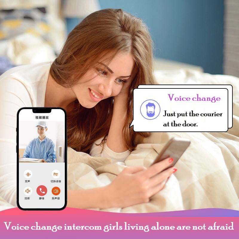 V8 Video Doorbell Home Electronic Peephole Wireless Mobile Phone Remote Camera Night Vision Anti-theft Smart Doorbell Home