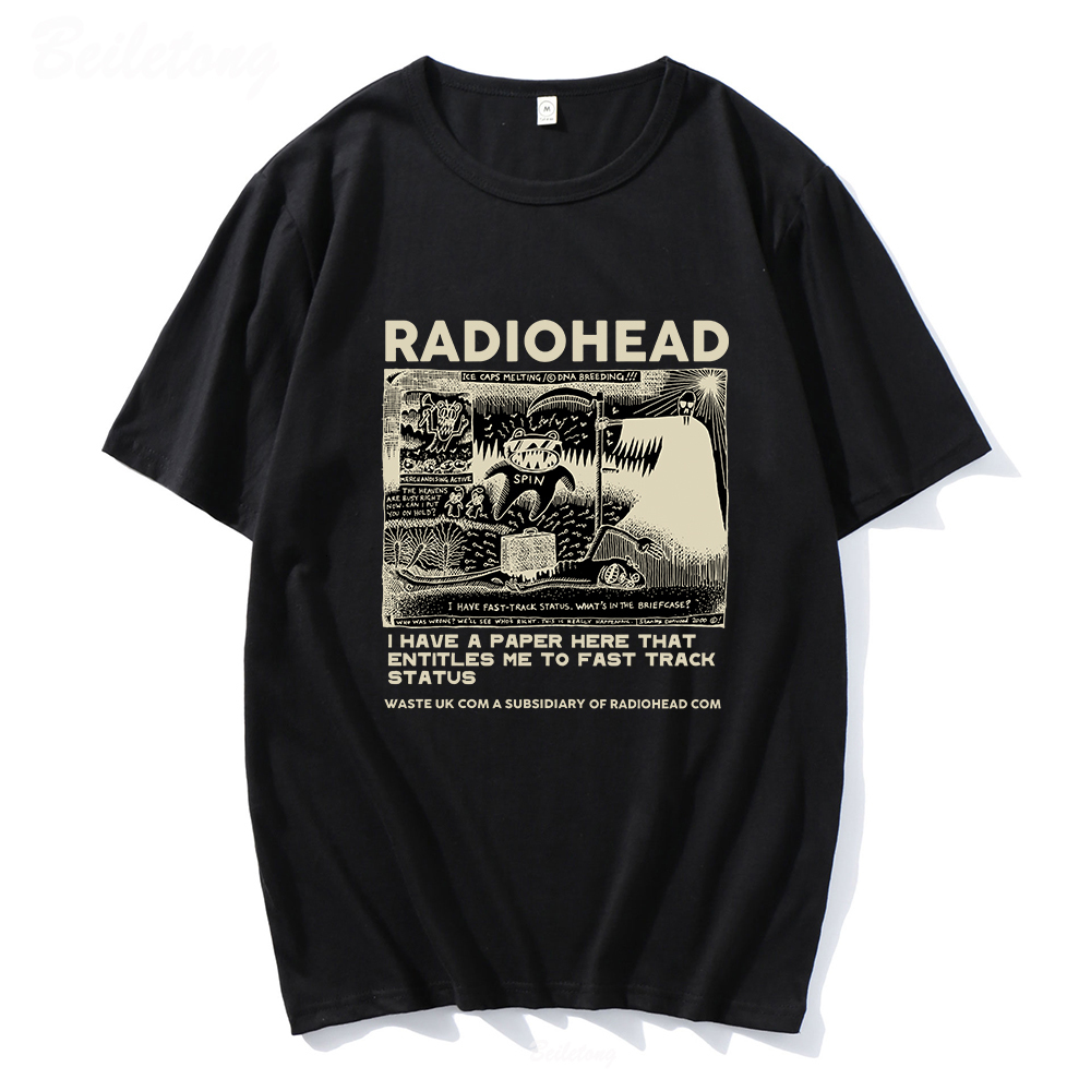 Men' T-Shirts Radiohead T Shirt Men Vintage Classic Tees North America Tour Rock Boy Camisetas Hombre Hip Hop Unisex 100%Cotton Oversized Tops 230414, Light-blue
Men' T-Shirts Radiohead T Shirt Men Vintage Classic Tees North America Tour Rock Boy Camisetas Hombre Hip Hop Unisex 100%Cotton Oversized Tops 230414, Light-blue