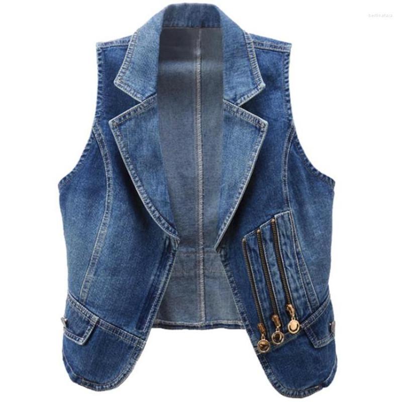 Women' Vests Plus Size 5XL! Denim Vest Jacket Women Spring Autumn Sleeveless Short Waistcoat, Blue
Women' Vests Plus Size 5XL! Denim Vest Jacket Women Spring Autumn Sleeveless Short Waistcoat, Blue