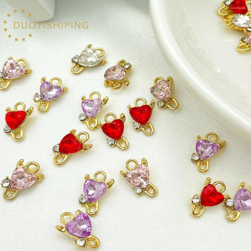 Charms 10Pcs Crystal Making Fashion Mini Earrings Pendants Handmade Necklace Bracelet Connector DIY Jewelry Findings
Charms 10Pcs Crystal Making Fashion Mini Earrings Pendants Handmade Necklace Bracelet Connector DIY Jewelry Findings