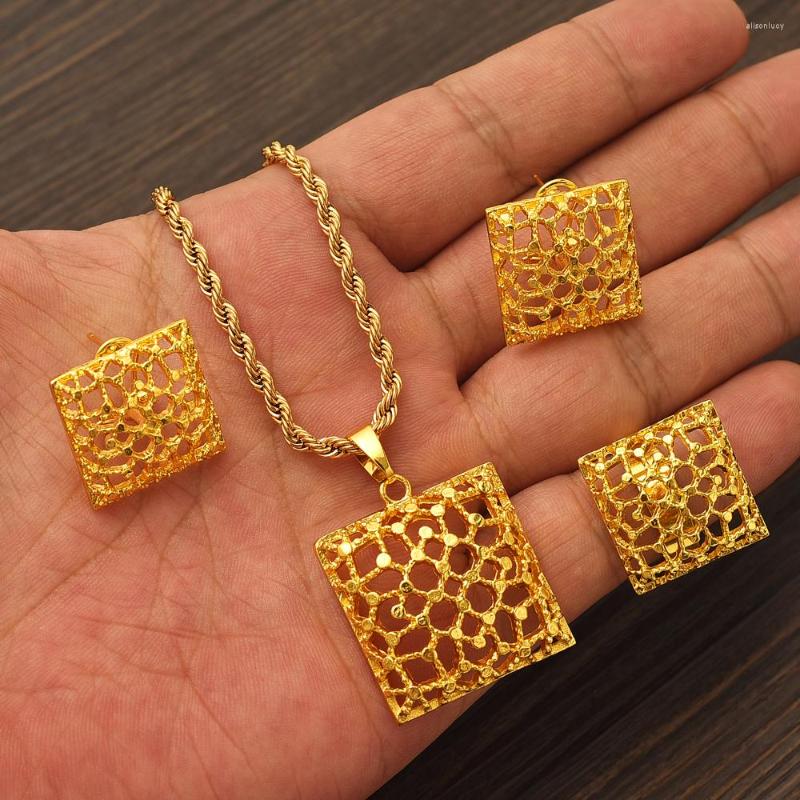 Necklace Earrings Set Ethiopian Gold Plated Bridal Ring Gifts Wedding Jewellery For Women, Picture shown
Necklace Earrings Set Ethiopian Gold Plated Bridal Ring Gifts Wedding Jewellery For Women, Picture shown