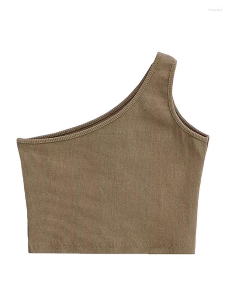 Women' Tanks Sexy Women Crop Top 2023 Summer One Shoulder Sleeveless Backless Vest Tops, Black
Women' Tanks Sexy Women Crop Top 2023 Summer One Shoulder Sleeveless Backless Vest Tops, Black