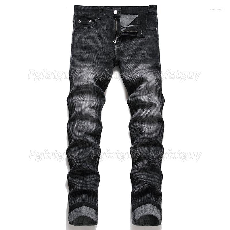 Men's Jeans Slim Fit Stretch-Print Men's Black Casual Elastic Daily Denim Pants Straight Mid-waist Trousers Pantalones Para Hombre, 3384
Men's Jeans Slim Fit Stretch-Print Men's Black Casual Elastic Daily Denim Pants Straight Mid-waist Trousers Pantalones Para Hombre, 3384