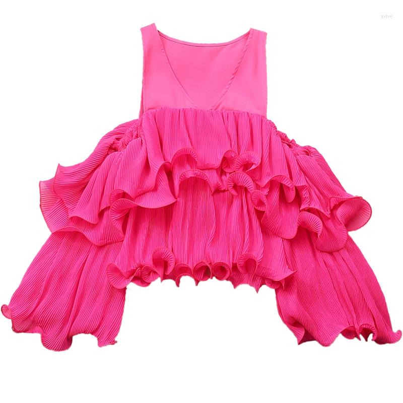 Women's Blouses European American Blouse Women's Pleated V-neck Three-dimensional Ruffle Blusa Slim All-match Fashionable Chiffon Shirt, Picture color
Women's Blouses European American Blouse Women's Pleated V-neck Three-dimensional Ruffle Blusa Slim All-match Fashionable Chiffon Shirt, Picture color