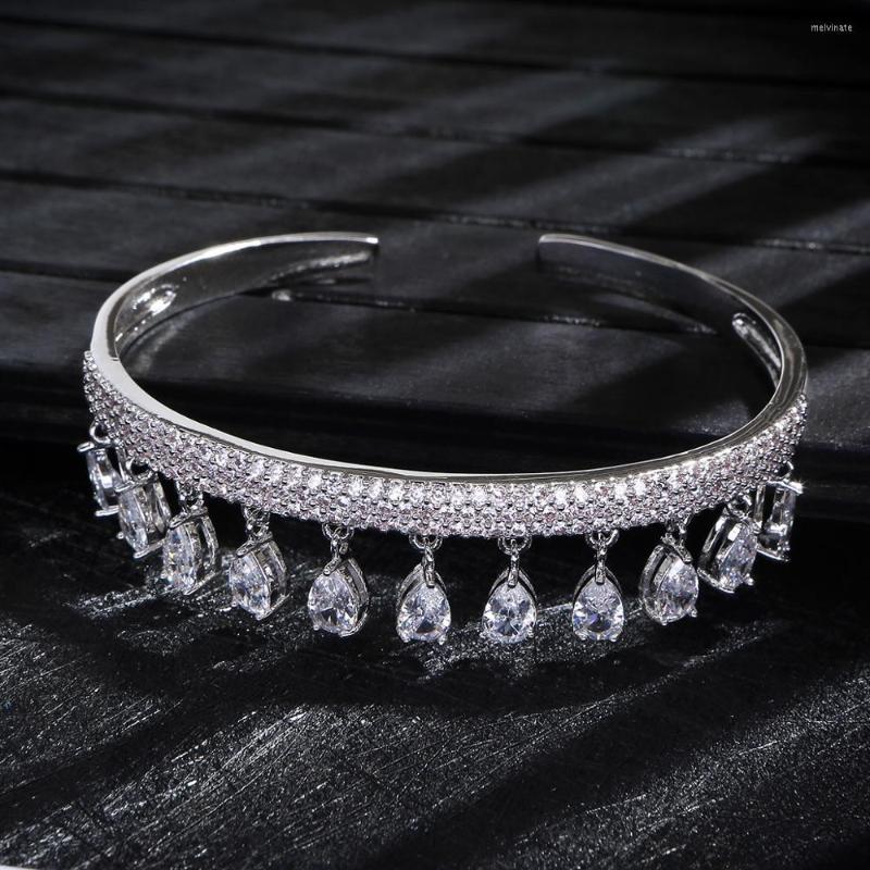 Bangle Luxury Water Drop Tassels Fashion Dubai Bridal Jewelry For Women Wedding Brincos Para As Mulheres S0741
Bangle Luxury Water Drop Tassels Fashion Dubai Bridal Jewelry For Women Wedding Brincos Para As Mulheres S0741