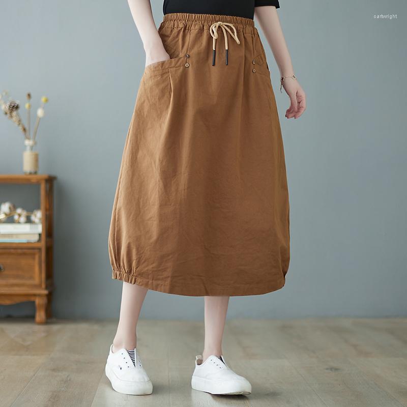 Skirts 2023 Arrival High Waist Spring Summer Cotton Pockets Button Office Lady Work Midi Fashion Women Casual, Black
Skirts 2023 Arrival High Waist Spring Summer Cotton Pockets Button Office Lady Work Midi Fashion Women Casual, Black