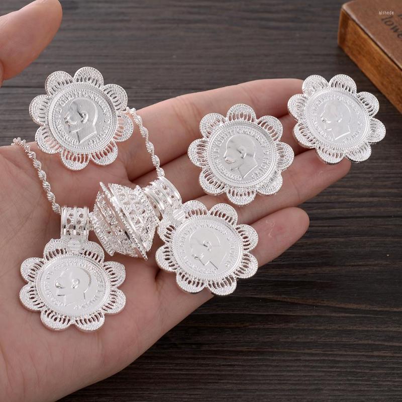 Necklace Earrings Set Ethiopian Silver Plated Bridal Ring Gifts Wedding Jewellery For Women, Picture shown
Necklace Earrings Set Ethiopian Silver Plated Bridal Ring Gifts Wedding Jewellery For Women, Picture shown