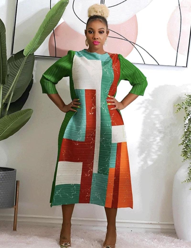 Casual Dresses 2023 Spring And Summer Round Neck Solid Color Fashion Geometric Pattern Print Comfortable Loose Dress Long, Brown
Casual Dresses 2023 Spring And Summer Round Neck Solid Color Fashion Geometric Pattern Print Comfortable Loose Dress Long, Brown