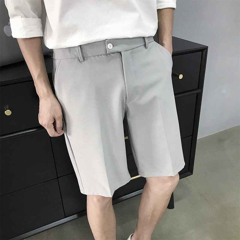 Men's Shorts Summer Men's Shorts Straight Loose Knee Length Leisure Business Pant Solid Thin Light Comfortable Male Five Points Shorts 230414, K55black
Men's Shorts Summer Men's Shorts Straight Loose Knee Length Leisure Business Pant Solid Thin Light Comfortable Male Five Points Shorts 230414, K55black