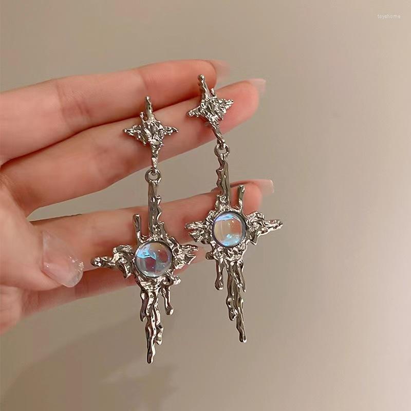 Dangle Earrings Y2K Cool Girl Harajuku Moonstone Cross Star Irregular Liquid Metal For Women Egirl Fairy Grunge Jewelry
Dangle Earrings Y2K Cool Girl Harajuku Moonstone Cross Star Irregular Liquid Metal For Women Egirl Fairy Grunge Jewelry