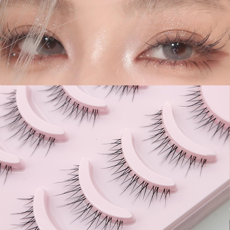 Makeup Tools Manga Lashes Soft Natural Eyelashes Thick False Daily Dating Wispy 230413