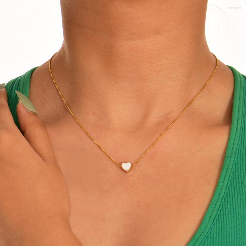 Chains Simple Alloy Colorful Enamel Gold Plated Love Heart Shape Necklace For Girl Pendant
Chains Simple Alloy Colorful Enamel Gold Plated Love Heart Shape Necklace For Girl Pendant