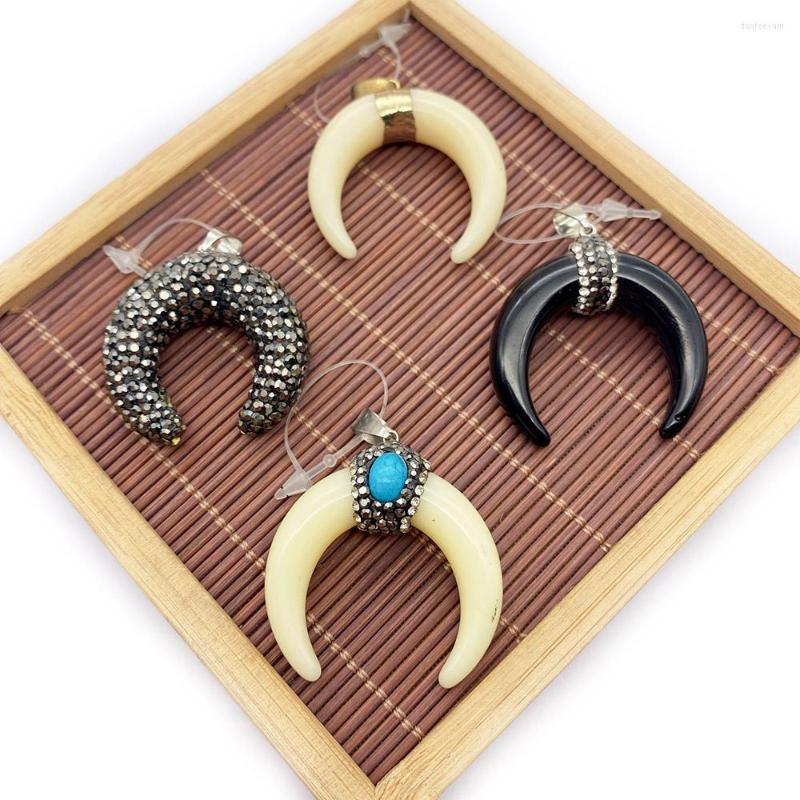 Pendant Necklaces Exquisite Natural Stone Necklace Crescent Resin Aura Quartz Chain For Jewelry DIY Women Gift Accessories
Pendant Necklaces Exquisite Natural Stone Necklace Crescent Resin Aura Quartz Chain For Jewelry DIY Women Gift Accessories