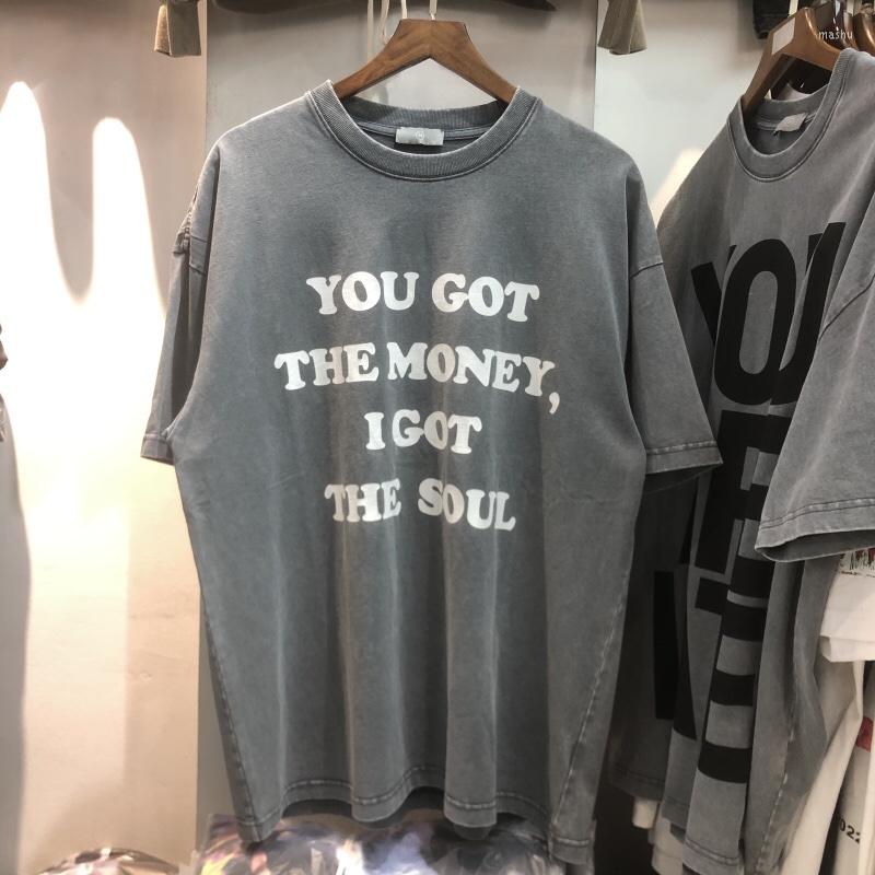 Men's T Shirts Good Quality Wash Vintage Shirt Men High Street Women T-shirt Fashion Cotton Tees Clothing
Men's T Shirts Good Quality Wash Vintage Shirt Men High Street Women T-shirt Fashion Cotton Tees Clothing