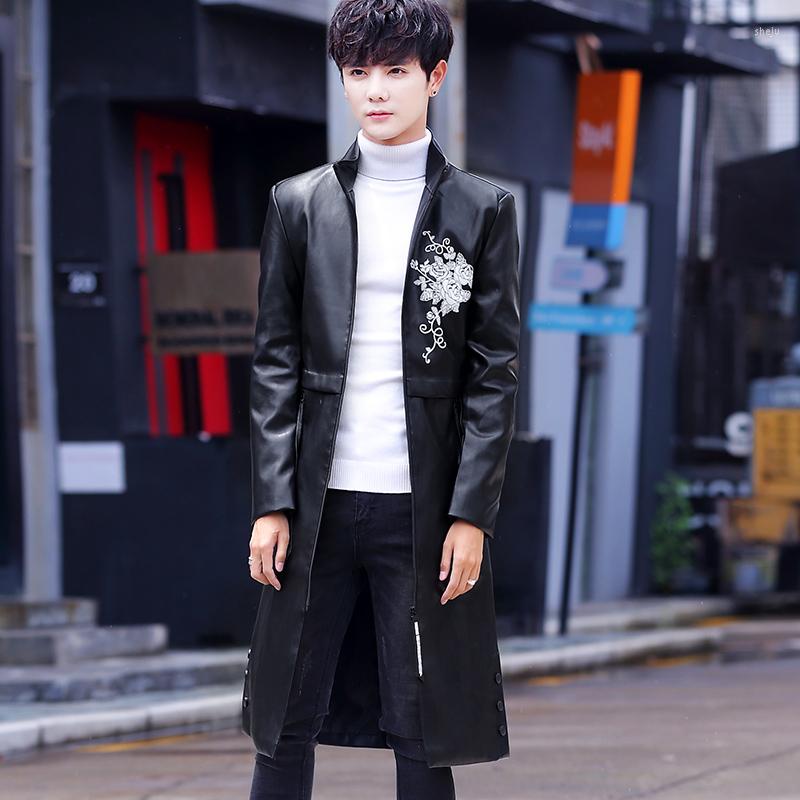 Men's Jackets Autumn And Winter Men's Stand Collar Leather Trench Coat Thin Fashion Handsome Cape Over The Knee Teenage 4XL, Black
Men's Jackets Autumn And Winter Men's Stand Collar Leather Trench Coat Thin Fashion Handsome Cape Over The Knee Teenage 4XL, Black