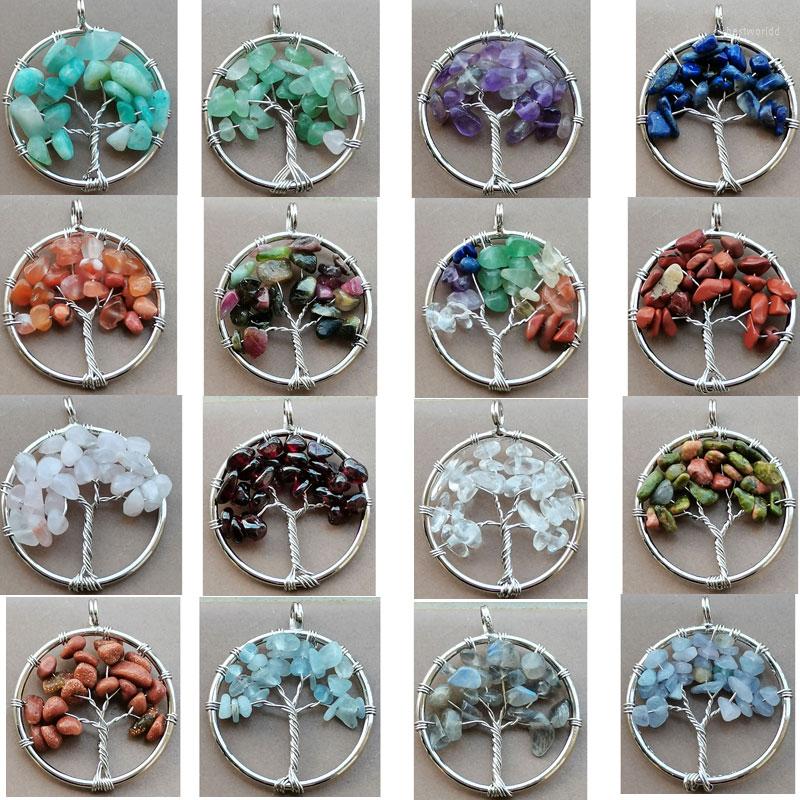 Pendant Necklaces Garnet Tourmaline Lapis Lazuli Labradorite Crsytal Unakite Aventurine Tree Of Life Round Bead 1pcs WFH915
Pendant Necklaces Garnet Tourmaline Lapis Lazuli Labradorite Crsytal Unakite Aventurine Tree Of Life Round Bead 1pcs WFH915
