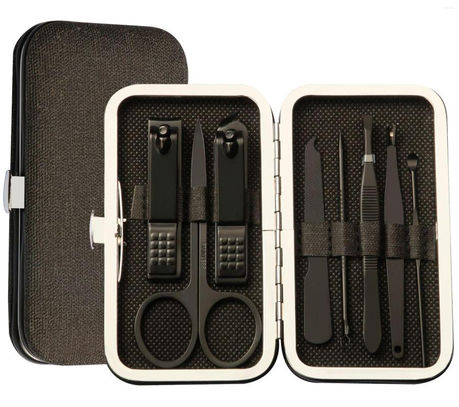Nail Art Kits 8 Pcs Portable Luxury Manicure Sets Pedicure Bright Black Clipper Set Personal Care Tools Eyebrow Scissors
Nail Art Kits 8 Pcs Portable Luxury Manicure Sets Pedicure Bright Black Clipper Set Personal Care Tools Eyebrow Scissors