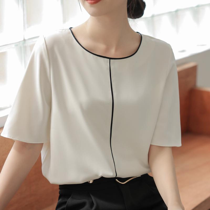 Women' Blouses Chiffon Shirt For Women Summer 2023 In Solid Casual Fashion Loose Short Sleeve White Top O-neck Elegant Non Strech, Green
Women' Blouses Chiffon Shirt For Women Summer 2023 In Solid Casual Fashion Loose Short Sleeve White Top O-neck Elegant Non Strech, Green