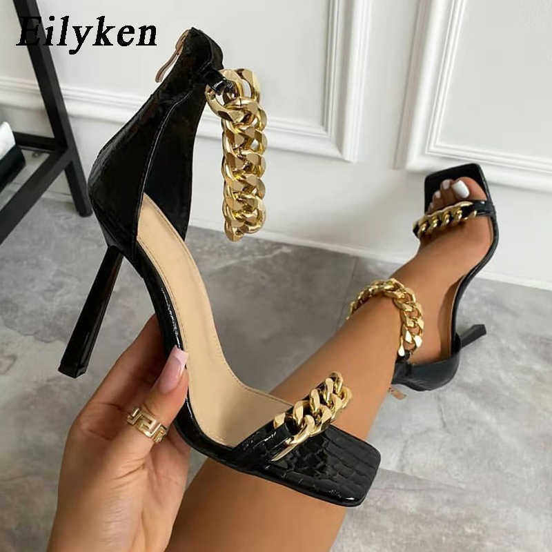 top Women Sandals Summer Square Toe Thin High Heels Female Fashion Chain Designer Strap Party Dress Shoes Size 41 Green 230306, Black
top Women Sandals Summer Square Toe Thin High Heels Female Fashion Chain Designer Strap Party Dress Shoes Size 41 Green 230306, Black