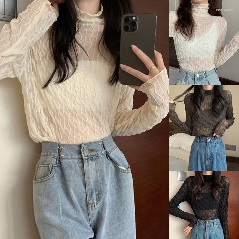 Women's Sweaters Womens Streetwear Long Sleeve Lightweight Pullover T-Shirt Cropped High Collar Elegant Slim Basic Top Street Shirt, Brown
Women's Sweaters Womens Streetwear Long Sleeve Lightweight Pullover T-Shirt Cropped High Collar Elegant Slim Basic Top Street Shirt, Brown