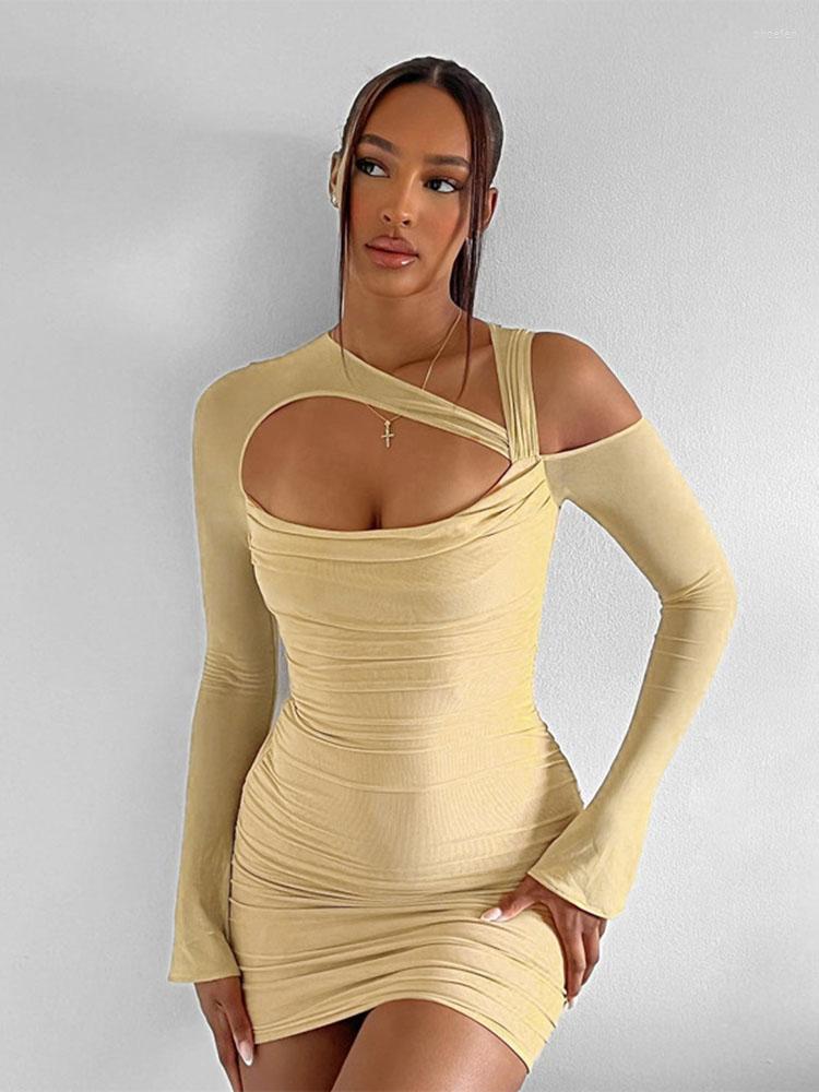 Casual Dresses Fashion Elegant Long Sleeve Mesh Patchwork Mini For Women 2023 Sexy Ruched Knitted Solid Bodycon Club Party Dress, Apricot
Casual Dresses Fashion Elegant Long Sleeve Mesh Patchwork Mini For Women 2023 Sexy Ruched Knitted Solid Bodycon Club Party Dress, Apricot