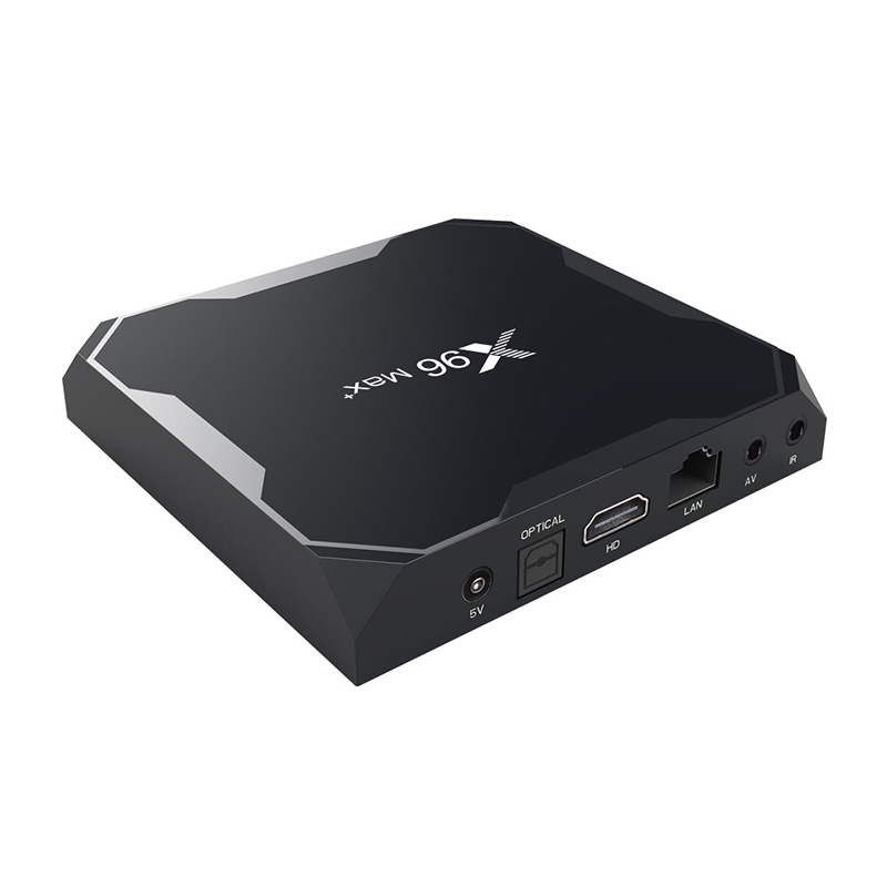 X96MAXPlus Android 9.0 tv box Amlogic S905X3 64 bit Quad Core 8K Smart Set Top Box 2.4G &5G dual wifi Media Box