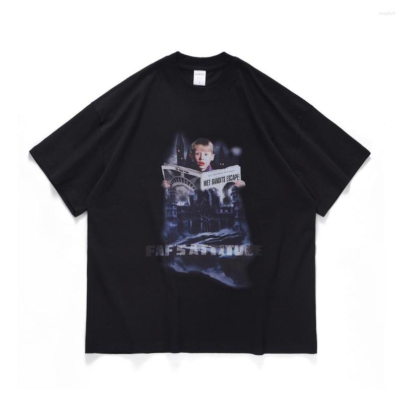 Men's T Shirts Hip-hop Street T-Shirts Direct Spray Portrait Printing Patterned Short Sleeve Oversized Casual Men Cotton O-Neck Shirt, Black
Men's T Shirts Hip-hop Street T-Shirts Direct Spray Portrait Printing Patterned Short Sleeve Oversized Casual Men Cotton O-Neck Shirt, Black