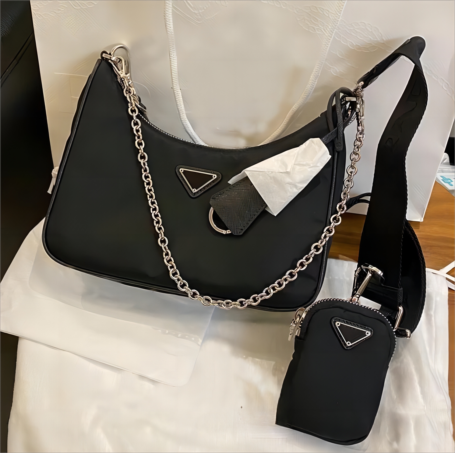 tote bag Sale 3 piece high quality man womens Luxurys Designers bags handbags hobo purses lady handbag crossbody shoulder channel new bag style, Black
tote bag Sale 3 piece high quality man womens Luxurys Designers bags handbags hobo purses lady handbag crossbody shoulder channel new bag style, Black