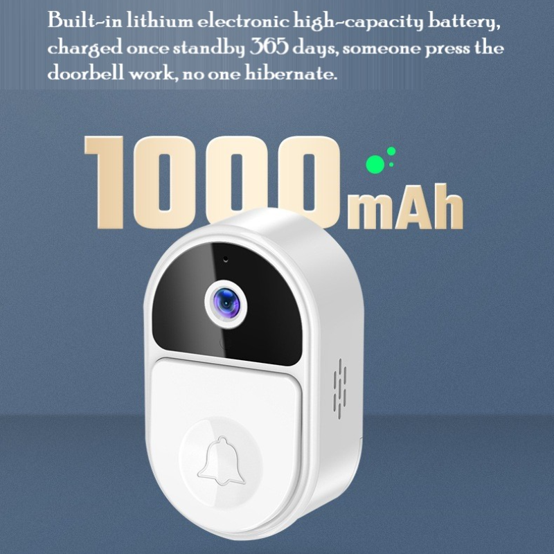 V8 Video Doorbell Home Electronic Peephole Wireless Mobile Phone Remote Camera Night Vision Anti-theft Smart Doorbell Home