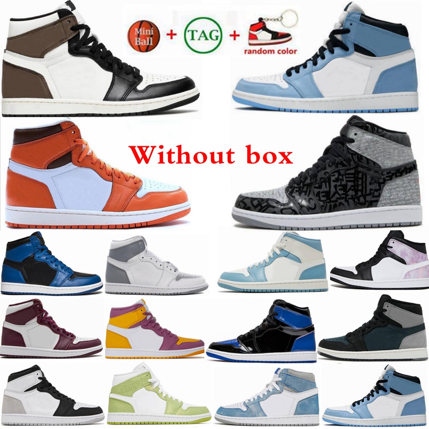 1 High Basketball Shoes Jumpman 1s Sports Sneakers Designer Men Women Leather Shoe Black White Dark Mocha University Blue Mid Light Smoke Grey Lucky Green OG Trainers, 43
1 High Basketball Shoes Jumpman 1s Sports Sneakers Designer Men Women Leather Shoe Black White Dark Mocha University Blue Mid Light Smoke Grey Lucky Green OG Trainers, 43