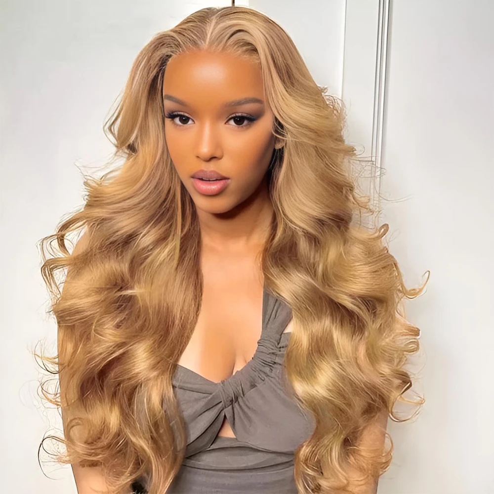 Body Wave 13x4 Blonde Lace Front Wig 100% Human Hair For Women 27# Colored Honey Blonde Wigs 180 Density, #27
Body Wave 13x4 Blonde Lace Front Wig 100% Human Hair For Women 27# Colored Honey Blonde Wigs 180 Density, #27