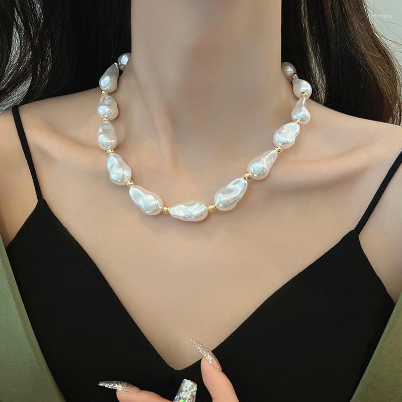 Choker Trendy Baroque Pearl Necklace For Women Charms Korean Temperament OT 2023 Fashion Jewelry Gift
Choker Trendy Baroque Pearl Necklace For Women Charms Korean Temperament OT 2023 Fashion Jewelry Gift