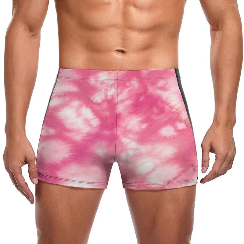 Men' Swimwear Pink Tie Dye Swimming Trunks Watercolor Trendy Design Custom Pool Swim Boxers Push Up Quick Dry Man, Style
Men' Swimwear Pink Tie Dye Swimming Trunks Watercolor Trendy Design Custom Pool Swim Boxers Push Up Quick Dry Man, Style
