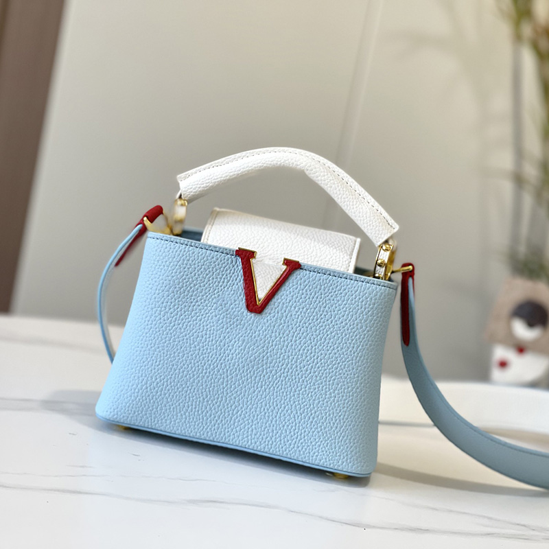 Womens Designer Capucines Shoulder Bags Genuine Leather Top Handle Tote Purse Gold Metal Hardware Crossbody Leather Strap Mini Handbags Multi Pochette Purse 21CM, Box
Womens Designer Capucines Shoulder Bags Genuine Leather Top Handle Tote Purse Gold Metal Hardware Crossbody Leather Strap Mini Handbags Multi Pochette Purse 21CM, Box