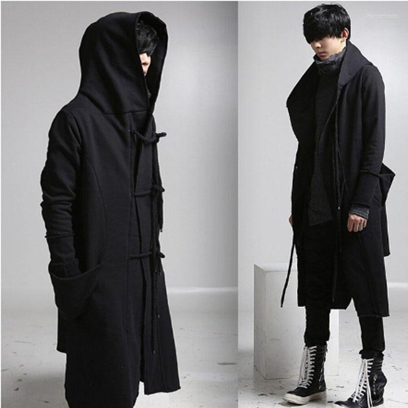 Men' Hoodies Men' Coat Autumn Winter Mid-length Hoodie Casual Cape Nightclub Stage Costume Large Size Hip-hop Windbreaker Black
Men' Hoodies Men' Coat Autumn Winter Mid-length Hoodie Casual Cape Nightclub Stage Costume Large Size Hip-hop Windbreaker Black