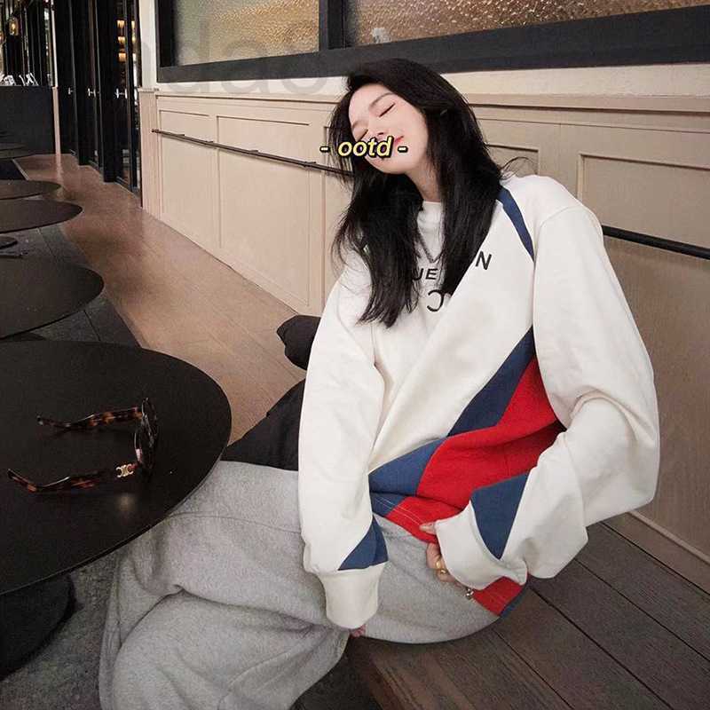 Women' Hoodies & Sweatshirts designer Correct version of T-shirt for women 23 Spring and Autumn Season Letter American Cotton Loose Neck T 6DLZ, White
Women' Hoodies & Sweatshirts designer Correct version of T-shirt for women 23 Spring and Autumn Season Letter American Cotton Loose Neck T 6DLZ, White