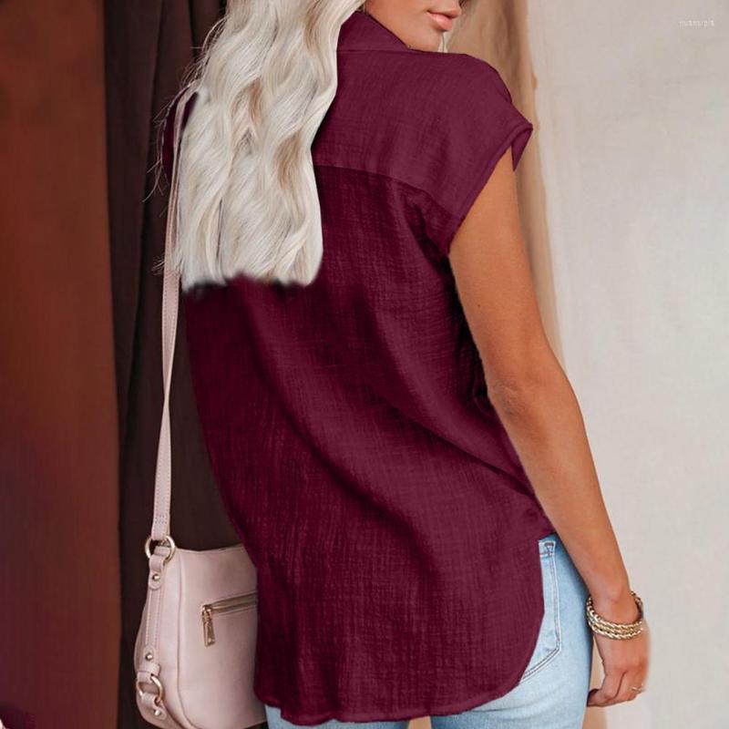 Women' Blouses Women Shirt Short Sleeves Casual Blouse Summer Lapel Top Clothing, Black
Women' Blouses Women Shirt Short Sleeves Casual Blouse Summer Lapel Top Clothing, Black