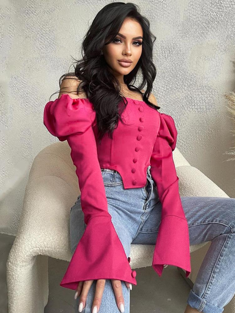 Women' Blouses Y2K Sexy Button Ruched White Crop Blouse Women 2023 Fashion Puff Sleeve Backless Vintage Aesthetic Vacation Clothes, Green
Women' Blouses Y2K Sexy Button Ruched White Crop Blouse Women 2023 Fashion Puff Sleeve Backless Vintage Aesthetic Vacation Clothes, Green