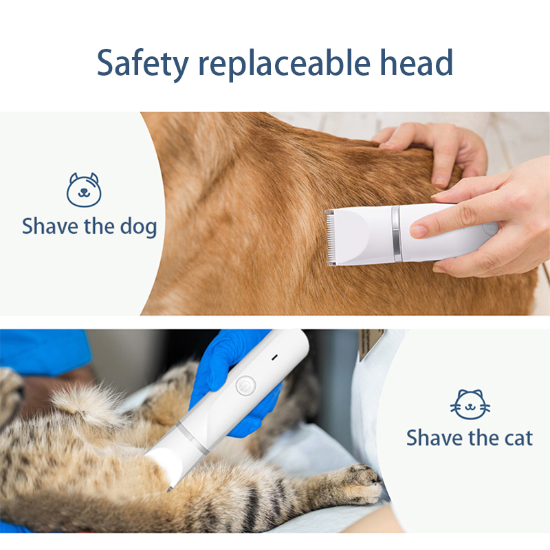 Dog Grooming Electric Hair Clipper Pet Cat Trimmer Animals Clippers Nail Grinder Professional cut For s Cats 230414