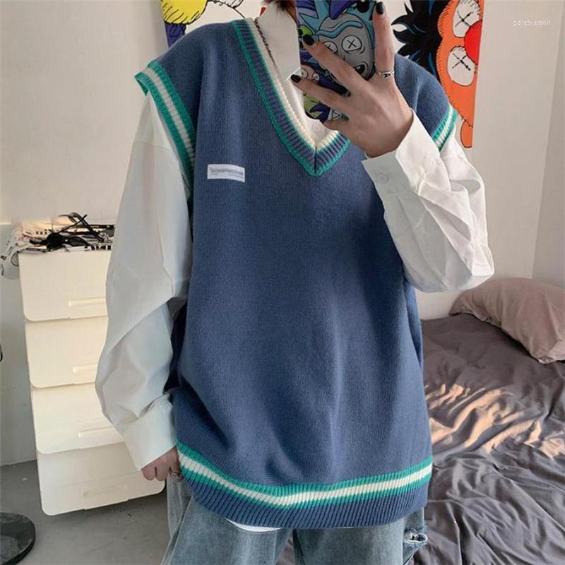 Men's Vests Musim Gugur Kerah V Sweter Tanpa Lengan Atasan Chic Streetwear Warna Solid Pullover Rompi Liar 2023 Gilet Homme, Black sweater vest
Men's Vests Musim Gugur Kerah V Sweter Tanpa Lengan Atasan Chic Streetwear Warna Solid Pullover Rompi Liar 2023 Gilet Homme, Black sweater vest