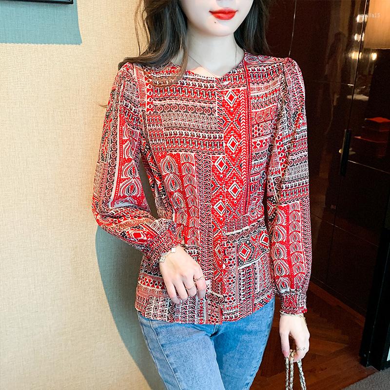 Women' Blouses 2023 Spring Summer Women' Chic Fashion Printing Ladies Shirts Long Sleeve Tops Blusas Mujer, Mixed color
Women' Blouses 2023 Spring Summer Women' Chic Fashion Printing Ladies Shirts Long Sleeve Tops Blusas Mujer, Mixed color