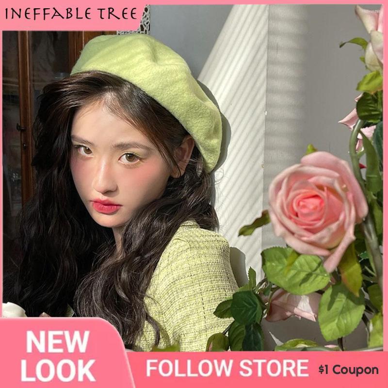 Berets 2023 Women Wool French Artist Style Warm Winter Beanie Hat Retro Plain Beret Green Elegant Lady All Matched Autumn Caps, Mint green
Berets 2023 Women Wool French Artist Style Warm Winter Beanie Hat Retro Plain Beret Green Elegant Lady All Matched Autumn Caps, Mint green