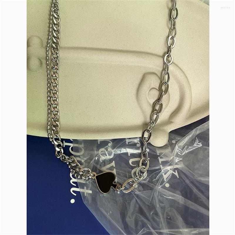 Choker Spades Necklace Love Collarbone Chain Stainless Steel Simple Everything Personality Tide Cool Sweater
Choker Spades Necklace Love Collarbone Chain Stainless Steel Simple Everything Personality Tide Cool Sweater