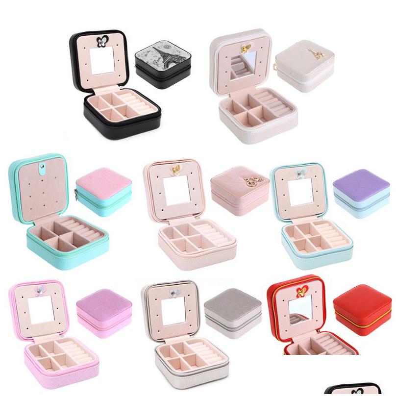 Jewelry Boxes Cosmetic Faux Leather Box Necklace Ring Travel Storage Case Display With Mirror For Women Drop Delivery Packagi Dhgarden Dhuif
Jewelry Boxes Cosmetic Faux Leather Box Necklace Ring Travel Storage Case Display With Mirror For Women Drop Delivery Packagi Dhgarden Dhuif